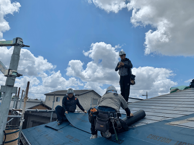 作業再開の様子